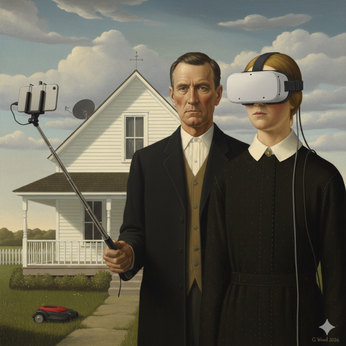 Grant Wood - American Gothic update
